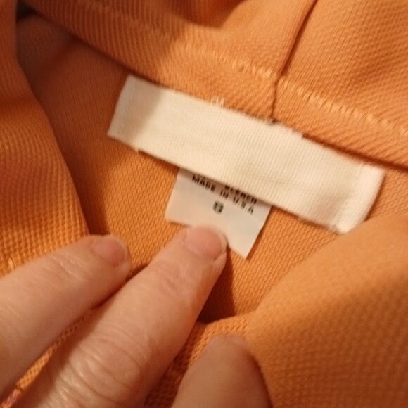 New Contrast Hoodie Sweatshirt women S Peach Blue Southwestern Print 1/2 Zip up - Picture 10 of 10